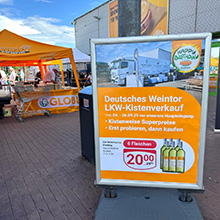 Verkaufsaktion vom LKW