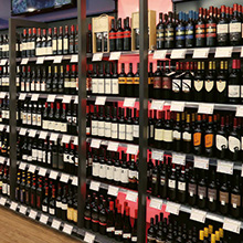 Weniger Wein verkauft