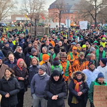 Winzer protestieren