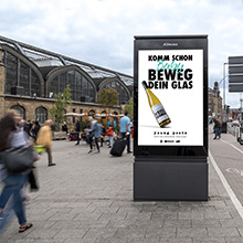 Plakative Kampagne für Young Poets